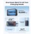 Anker Nano Power Bank, 10,000mAh Portable Charger with 2.3 ft InstaCord Retractable Cable, 45W Max Compact Battery Pack, Smart Display, for iPhone 16 Series, iPad, Galaxy, Pixel, and More - Black